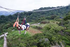 "Beyond the Horizon: One Epic Adventure Awaits!" a zip-liner